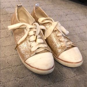 Gold Glitter Sneaker